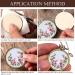 ZOCONE 40 Pack Mini Embroidery Hoops - Small Round Wood Hoops for DIY Pendant Embroidery and Jewelry Making - Buy Online on GoSupps.com