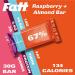 Fatt Keto Nut Bars - Raspberry & Almond 4 Pack | Low-Carb Gluten Free Clean Keto Snack Bars | High-Fibre Super Fats | Vegan & Sweetener-Free - Buy Online on GoSupps.com