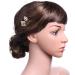 BABEYOND Vintage Crystal Rhinestone Feather Hair Pins for Women - Great Gatsby Hair Piece (A-Gold) - Buy Online on GoSupps.com