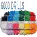 YLJ 5D Diamond Painting Round AB Drills in 12 Colors - 500 Drills Each Color - 2.8mm Replacement Dots - Vibrant Sparkling AB Beads for DIY - Grid Storage Box Included (YLJ-500AB) - Buy Online on GoSupps.com