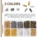 Wokape 500Pcs 3.5mm Cord Ends Caps with Loop - Iron Terminators Coil Spring Fastener for Jewelry Making - 5 Colors - Mini Tube Cord Cap Tip - Buy Online on GoSupps.com