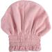 Fast-Drying Pink Polyester Hair Towel Cap - Super Absorbent Shower Hood for Quick Drying - Buy Online on GoSupps.com