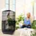 Adjustable Bird Cage Seed Catcher - Large Soft Mesh Skirt for Round & Square Cages - Buy Online on GoSupps.com