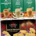 R.I Gift Express Instant Coffee Bundle- Consists 5x Caramel Latte Coffee 5 Cinnamon Dolce Latte Coffee 5 White Mocca Coffee and 1x Highland Shortbread