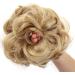 JJstar Messy Hair Bun Curly Wavy Scrunchies - Natural Blonde Chignon for Women & Girls - Buy Online on GoSupps.com