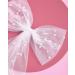 xo Fetti Pearl White Hair Bow Bachelorette Party Decorations - Bride to Be Bridal Shower Gift & Bridesmaid Favors - Buy Online on GoSupps.com