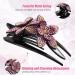 Rhinestone Double Flower Hair Clip Set - 8 Pieces | Crystal Glitter Hair Accessories for Women and Girls - Buy Online on GoSupps.com