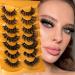 JIMIRE Eyelashes Fluffy Volume Lashes Dramatic Strip D Curl False Eyelashes 20MM Mink Lashes Bulk Full Volume 7 Styles Mixed 7 Pairs Multipack - Buy Online on GoSupps.com