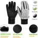 Buy Bikingmoreok Winter Gloves for Men & Women - 3M Thinsulate Touchscreen Thermal Gloves for Skiing Cycling & Running - Warm Cold Weather Gear in Hemp Gray L - Buy Online on GoSupps.com