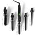 Xtava 5-in-1 Professional Curling Iron and Wand Set - Interchangeable Ceramic Barrel - Dual Voltage Hair Curler for All Hair Types - Buy Online on GoSupps.com