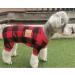 XPUDAC 4 Pack X-Large Dog Pajamas - Plaid Puppy Onesies for Small Dogs & Cats - Christmas Pet Apparel Set in Red Green Khaki Grey - Buy Online on GoSupps.com