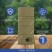 Buy Buen Camino Multifunctional Cloth - 50+ UV Protection Cooling Effect Quick-Drying Scarf & Bandana for Jakobsweg - Ultralight Brown - Buy Online on GoSupps.com