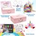 Unicorn Gifts for Girls - DIY Charm Bracelet Kit, Hair Chalk, Headband in Giftable Box - Buy Online on GoSupps.com