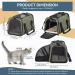 Petsfit Expandable Airline Approved Soft-Sided Cat Carrier M 17x11x11 - Green - Buy Online on GoSupps.com