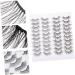 VINTORKY 20 Pairs artificial false eyelashes girl cosmetics Makeup lashes beauty kit eyelash tool grooming kit Girl Eyelashes Natural Realistic Fake Lashes Girl Makeup Eyelashes manual set - Buy Online on GoSupps.com