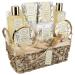 English Pear & Freesia Bath Spa Gift Basket Set for Women & Men - 9 Pc Luxury Body Care Set Including Shower Gel, Bath Salts, Bubble Bath, Body Scrub - Relaxing Gift Idea - Buy Online on GoSupps.com