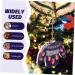 Alipis 4pcs Pendant Resin Xmas Design Party Home Christmas Pendants Sweater Tree Ornament Festival Hanging Bluex4pcs 9x6cmx4pcs - Buy Online on GoSupps.com