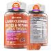 1Pack Milk Thistle Liver Detox Gummies 18-in-1 Liver Cleanse Detox & Repair Supplement with Berberine Chicory Root Turmeric Artichoke Dandelion Root Chanca Piedra Vitamins B6 B12 - Sugar Free 60 Count (Pack of 1)