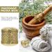 FARUTA Copper Moxa Box for Moxibustion Therapy | Portable Moxa Stick Cans | 10pcs Anti-Ash Net - Buy Internationally - Buy Online on GoSupps.com