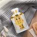 Giraffe Hot Water Bottle with Plush Cover | Cozy Hand Warmer for Adults & Kids - 26.5x15.3cm | International Shipping Available - Buy Online on GoSupps.com