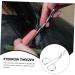 FOMIYES Professional Stainless Steel Tweezers Kit for Men - Straight Tip Eyebrow Tweezers Set with Double Knife Handle - Buy Online on GoSupps.com