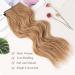 Samtress Invisible Wire Hair Extensions with Transparent Wire Adjustable Size 4 Secure Clips 20 Inch Long Wavy Secret Hairpiece for Women (#C2) - Buy Online on GoSupps.com