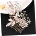 Angoily 1pc Pearl Hair Pin Wedding Hair Side Combs Wedding Hair Accessories Rhinestone Hair Accessories Bridal Pearl Hair Comb Tiara European Style Bride Wedding Accessories - Buy Online on GoSupps.com