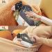 Naanle Hot Water Bottle with Cover - Palm Leaf & Deer Design 2L Heat Bottle for Pain Relief & Warmth - Perfect for Back Hand Foot & Neck Therapy - Buy Online on GoSupps.com