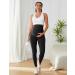 BAYDI Opaque Maternity Leggings - High Waist Stretch Pants for Pregnancy Comfortable Black Leggings for Expecting Moms - Buy Online on GoSupps.com