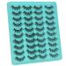 20 Pairs Magefy Handmade Faux Mink Eyelashes - Natural Look, 4 Styles, Fluffy False Lashes Pack - Green - Buy Online on GoSupps.com