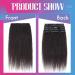12" Afro Hair Extension Human Hair Clip in Kinky Straight Black - Double Weft 100% Real Human Hair - Maxi Thickness 8 Pieces Full Head (#1B Natural Black 12 inch 105g) - Buy Online on GoSupps.com