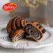 12 Bite Size Pastries | Freshly Baked Croissants | Rugelach Pastries | Breakfast Pastry or Snack | Coffee Snack | Office Snack | Preservative Free & No Coloring Added | 8 oz-Sterns Bakery(Chocolate) Chocolate Rugelach - Buy Online on GoSupps.com