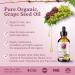 Grape Seed Oil. 236ml. 100% Pure. Cold-pressed. Unrefined. Organic. Rich in Vitamins. Chemical-free. Soothes Skin. Nourishes Hair. Natural Moisturizer for Hair Skin Nails Beard Stretch Marks. Bella Terra Oils. 236 ml (Pack of 1) - Buy Online on GoSupps.com