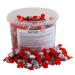 Party Bucket with Ferrero Kinder Chocolate Bons in individual packaging 1 pack (1 x 1.2 kg) Chocolate 204 pieces (1 pack)