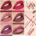 5Pcs Matte Liquid Lipstick +1Pcs Clear Lip Plumper Set | Long Lasting Waterproof Lip Stain Glaze | Moisturizing Velvet Lip Gloss | High Pigmented Matte Lipstick Gift Set - Buy Online on GoSupps.com