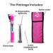 Zyrev ZetaLife Otoscope - Pocket-Sized Ear Scope with Light for Ear Infection Detection (Pink) - Buy Online on GoSupps.com