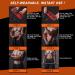 Elbow Wraps for Weightlifting & Powerlifting | Durable 47" Nylon Straps for Men & Women | Enhanced Joint Stability & Injury Recovery - Orange (1 Pair - Buy Online on GoSupps.com