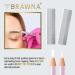 BRAWNA 6 Pcs Waterproof Eyebrow Pencils with Sharpener - Durable, Quick & Easy to Use for Shaping, Defining & Microblading - White (6 Pack) - Buy Online on GoSupps.com