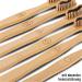 Buy Geordinary Bamboo Toothbrushes (6 Pack) | Eco-Friendly BPA-Free Soft Bristles & Steel Dental Floss Holder - Sustainable Oral Care - Buy Online on GoSupps.com