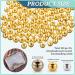 Skylety 120pc Fly Tying Beads w/ Plastic Box - Tungsten Round Ball Head Fly Tying Materials in Black Nickel, Gold, Silver - 3.0mm, 2.5mm, 2.0mm - Buy Online on GoSupps.com