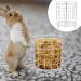 PATKAW Metal Rabbit Grass Feeder Free Standing Bunny Grass Feeder Rack Small Animals Feeding Holder Rabbit Cage Grass Dispenser Bunny Food Manger Rack - Buy Online on GoSupps.com