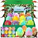 Easter Eggs Bath Bombs for Kids - Surprise 12 Set Dinosaur Toys Inside, Gentle & Safe Handmade Spa Fizzies for Girls Boys - Perfect Birthday or Christmas Gift - Buy Online on GoSupps.com