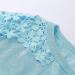 Women's Spring Lace Crochet Long Sleeve Top - Blue X-Large - Buy Online on GoSupps.com