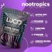 Lucid Superfood Organic Mushroom Coffee with Nootropics - Lion's Mane Tremella Cordyceps & Turkey Tail - Instant Mushroom Coffee Focus Brain Health - Alpha GPC L-Theanine Ginko Biloba - USA Made Coffee 7.94 Ounce (Pack  - Buy Online on GoSupps.com