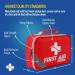 250-Piece 2-in-1 First Aid Kit for Car - Essential Emergency Supplies for Businesses, Home, Travel, Workplace & More - Buy Online on GoSupps.com