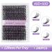 Individual Eyelashes Clusters 240PCS | D Curl 0.07mm 40D/50D Mixed | 16-20mm Lash Extensions - DIY Wide Stem Clusters - RR-16-20mm - Buy Online on GoSupps.com