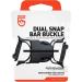 GEAR AID Dual Snap Bar Buckle 1 - Black | Durable and Secure Fastening Solution - Buy Online on GoSupps.com