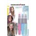 Eberhard Faber 579205 - hair chalk metallic set with 3 colors and hair comb easy application easy to wash for trendy hairstyles and new hair colors