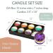 Chakra Candle Box Set of 7 with Crystals | Aromatherapy & Meditation Candles | Perfect Gift for Yoga & Reiki - Buy Online on GoSupps.com