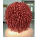 LIZZY Short Curly Afro Wig with Bangs for Black Women - Copper Red - Buy Online on GoSupps.com
